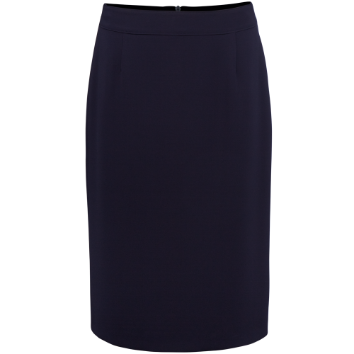 Straight Skirt (68cm) In Black & Navy