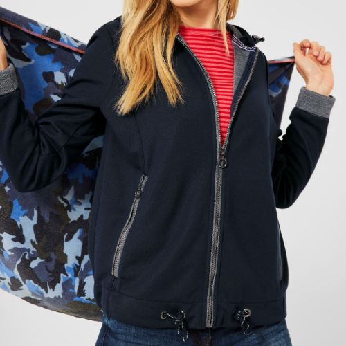 Cecil Navy Doubleface Sweatjacket
