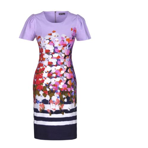 Dolcezza Lilac Print Dress
