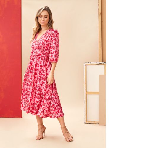 Kate Cooper Flower Print Dress