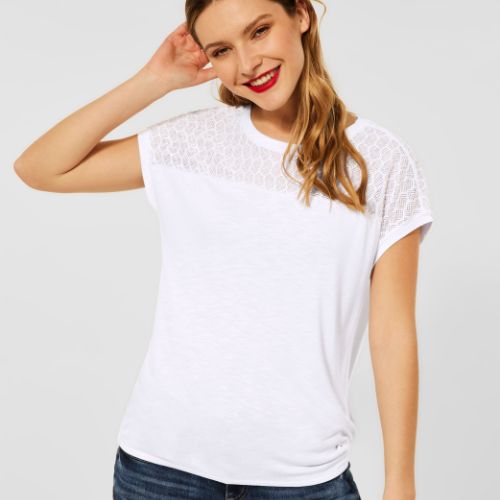 Street One Top With Lace Detail