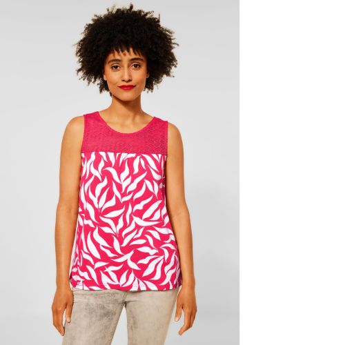 Street One Coral Print Vicky Top