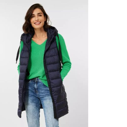 Cecil Navy Quilted Gilet