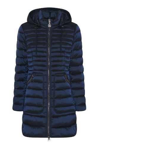 Normann Navy Long Padded Jacket