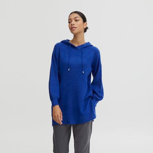 B.young Knitted Tunic With Hood