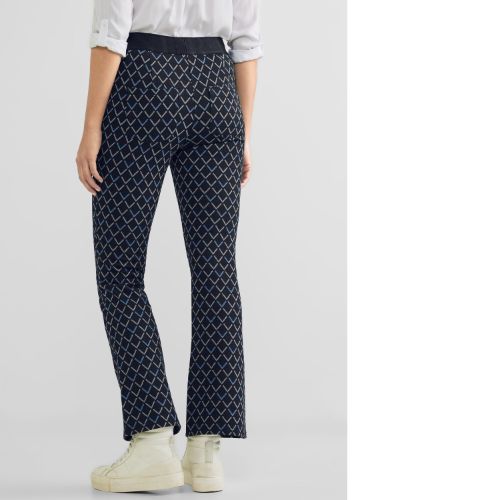 Street One Bootcut Jacquard Trousers