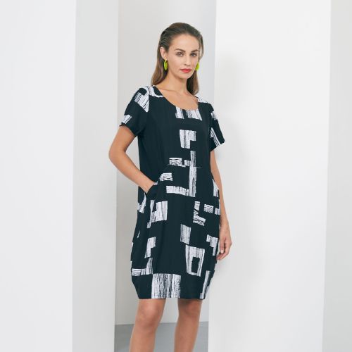 NAYA Block Print Dress