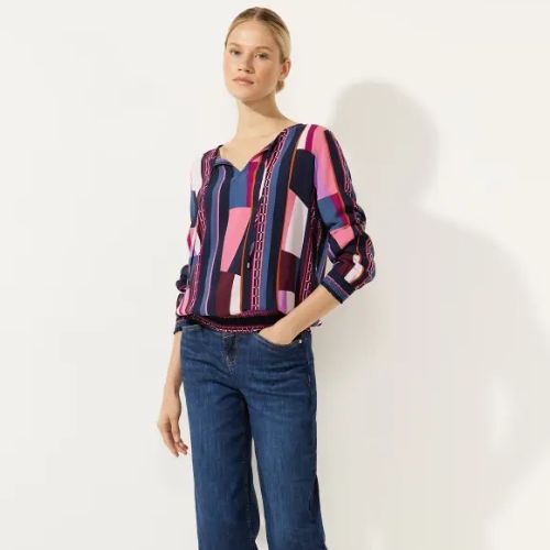 Street One Tunic Top With Smock Detail