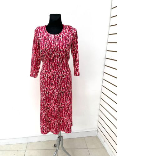 Yew Milano Pink Print Dress