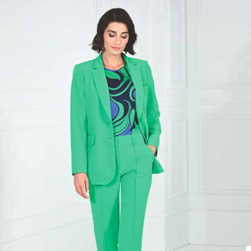 Habella Green Trouser Suit