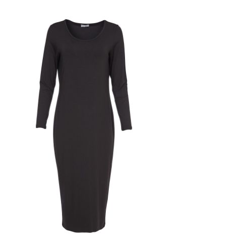 Naya Basic Dress With Sleeve