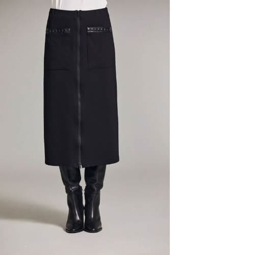 Peruzzi Stud Trim Skirt