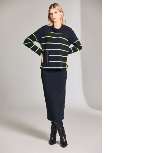 Peruzzi Solid Stripe Knit