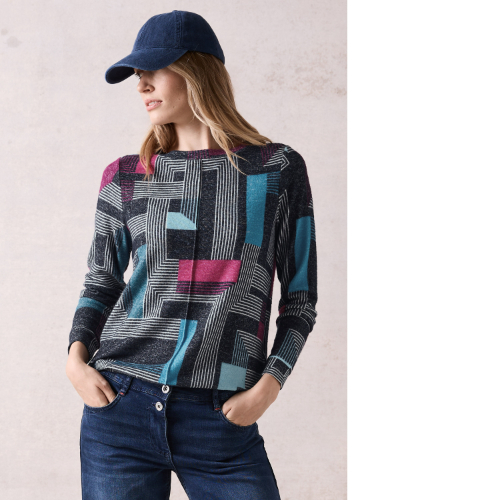 Cecil Graphic Pattern Top