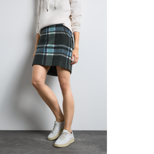 Street One Plaid Skirt