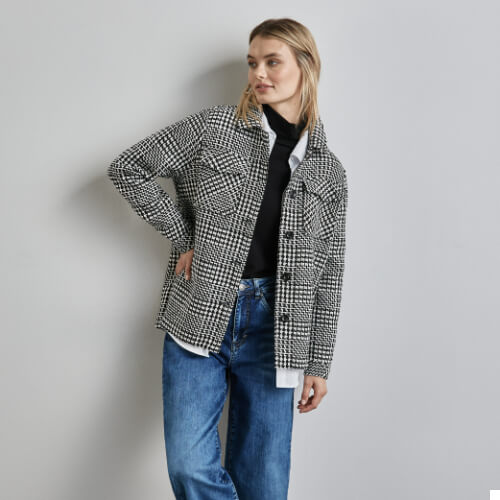 StreetOne Check Bouclé Jacket