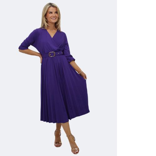 Kate And Pippa Purple Positano Dress