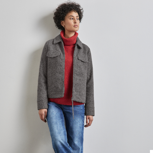 Street One Short Wool Look Jacket