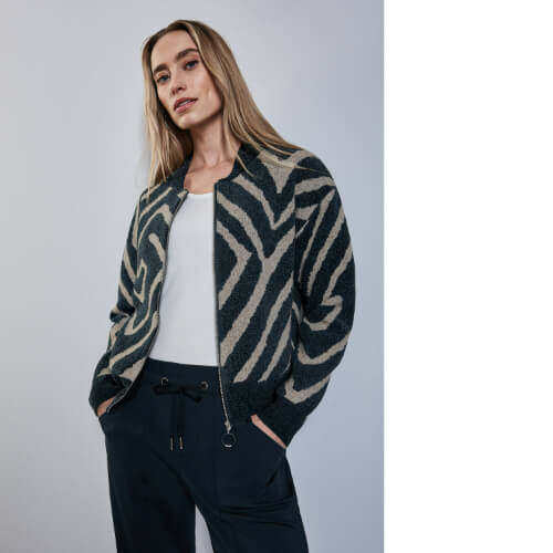 Street One Cosy Jacquard Cardi