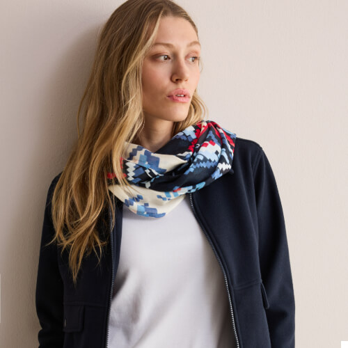 Cecil Print Loop Scarf