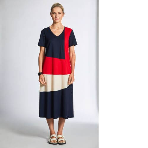 Peruzzi Colour Block Dress