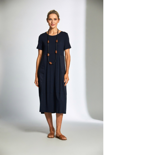 Peruzzi Navy Cargo Dress