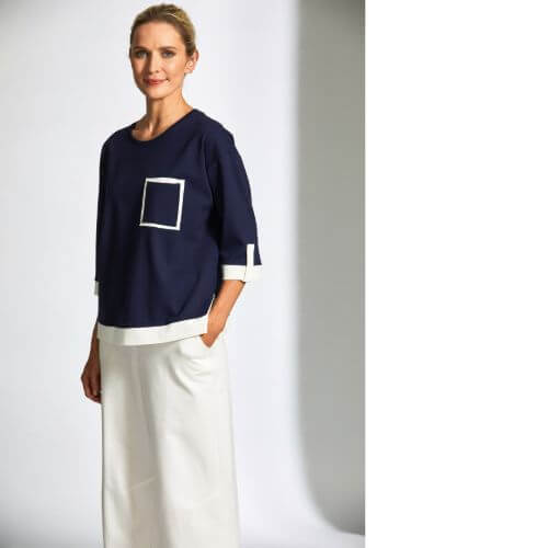 Peruzzi Contrast Panel Top