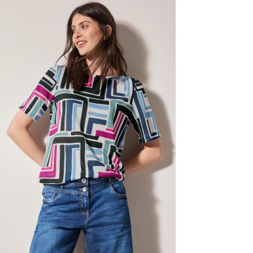 Cecil Graphic Print Top