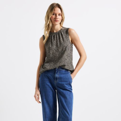 Street One Leopard Print Top