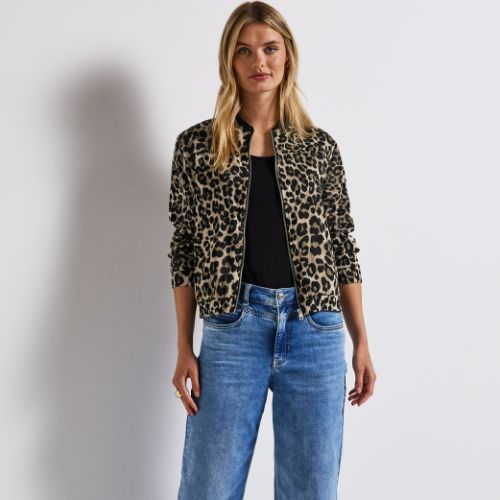 Street One Leopard Print Blouson