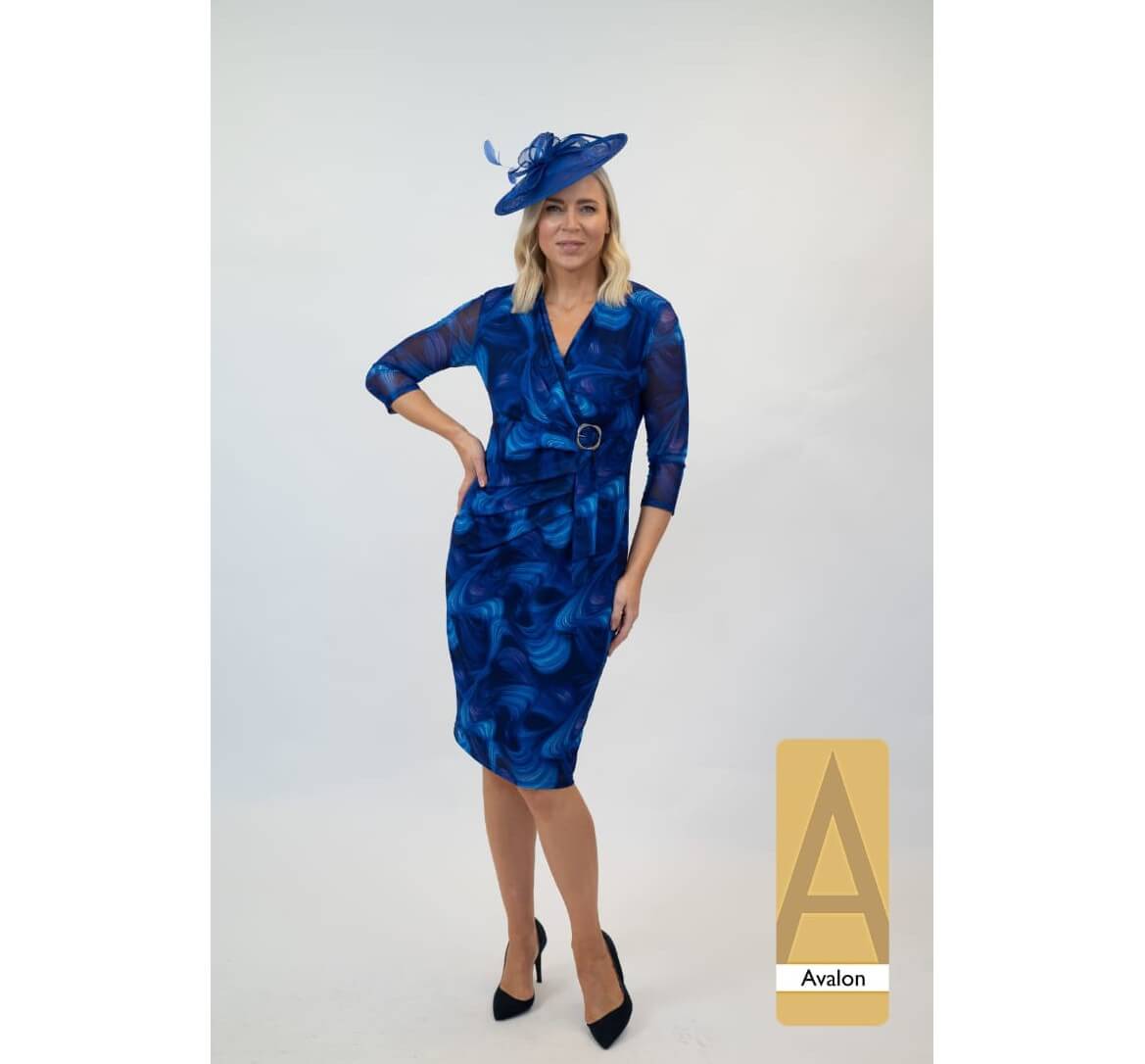 Avalon Blue Buckle Dress