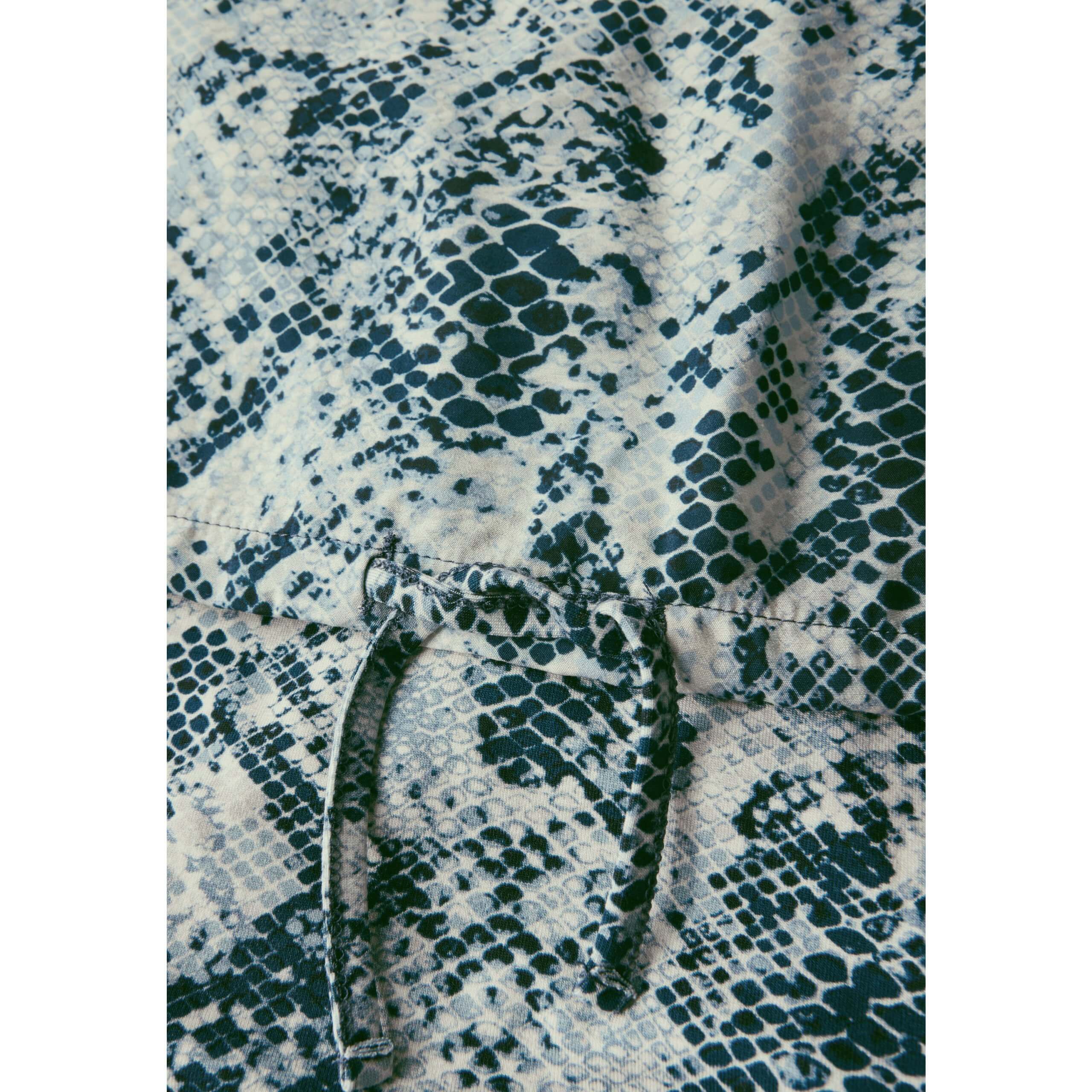 Street One material mix snake print top - Image 5