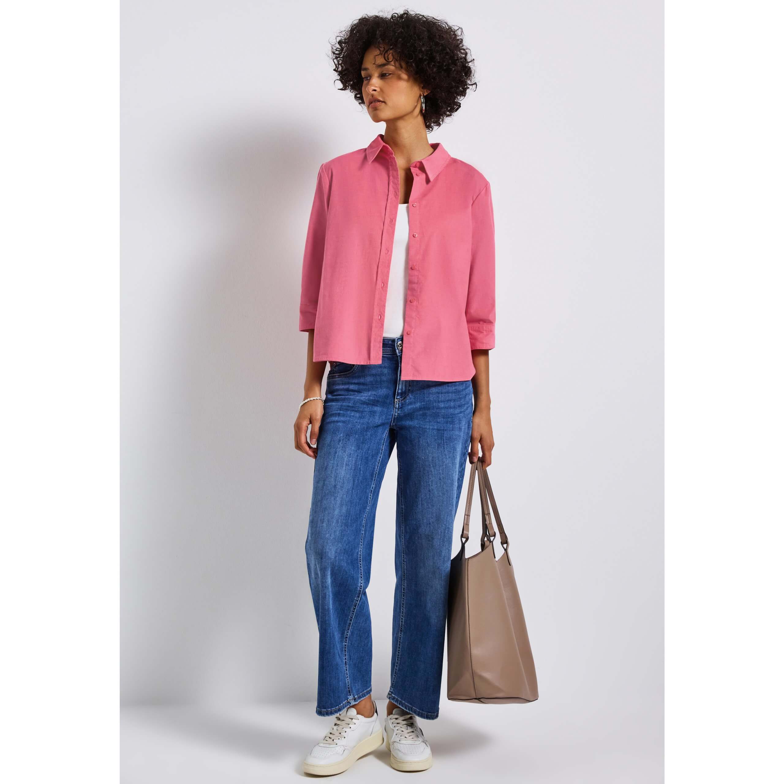 Street One coral blouse - Image 3