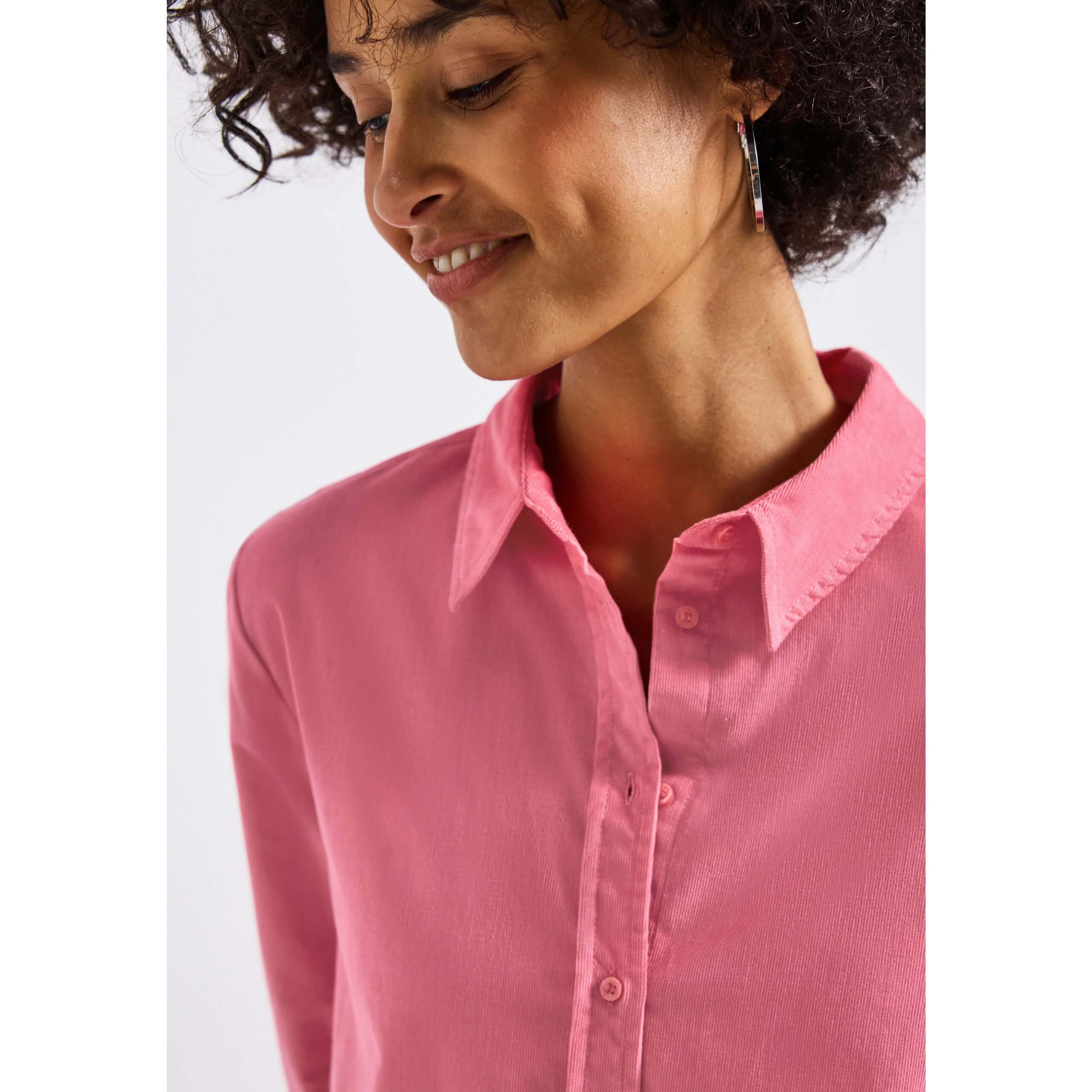 Street One coral blouse - Image 6
