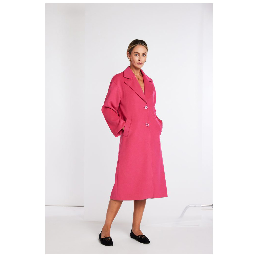 Kate Cooper Coat (Pink & Caramel) - Image 3