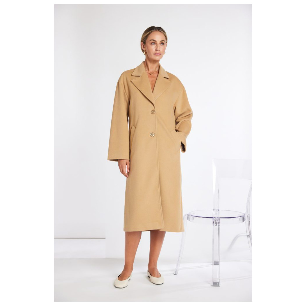 Kate Cooper Coat (Pink & Caramel) - Image 4