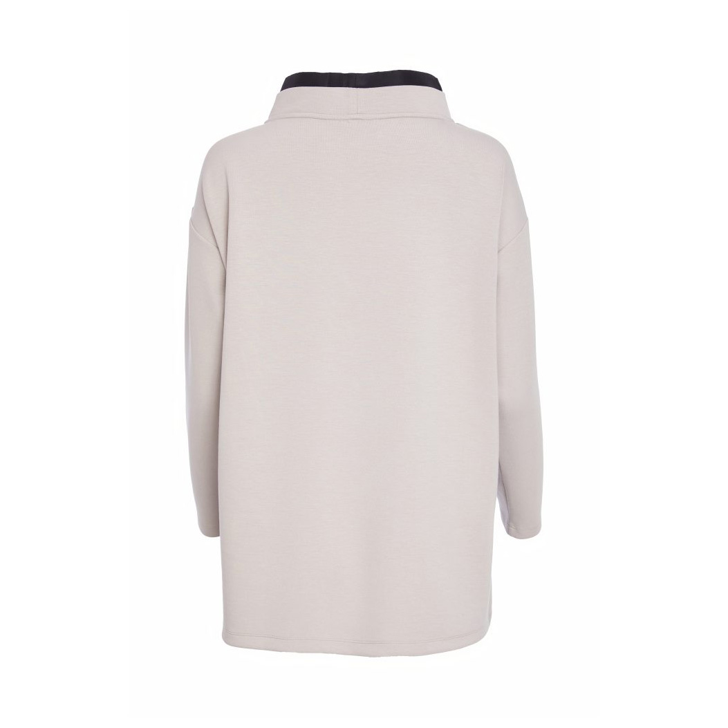 NAYA soft taupe contrast top - Image 3