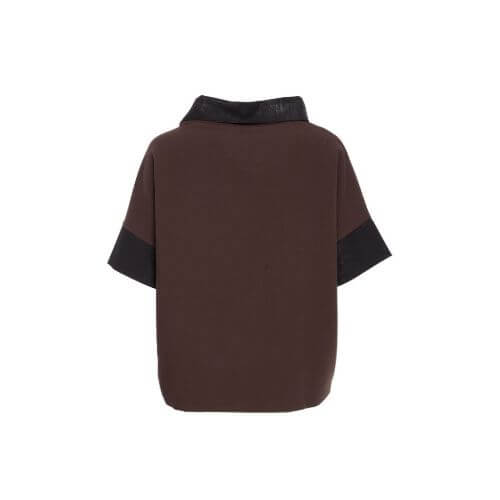 Naya Placement Print Top (Cocoa & Sand) - Image 6