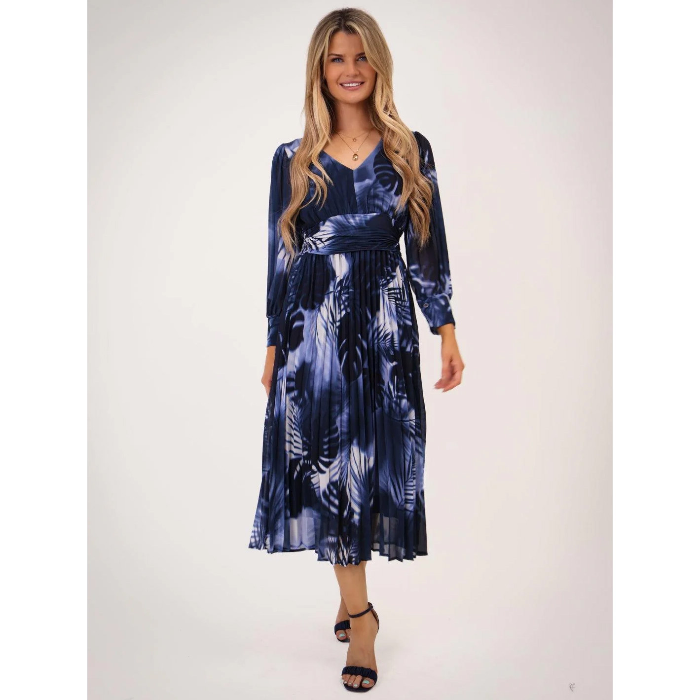 Kate & Pippa Hannah Navy Print Dress