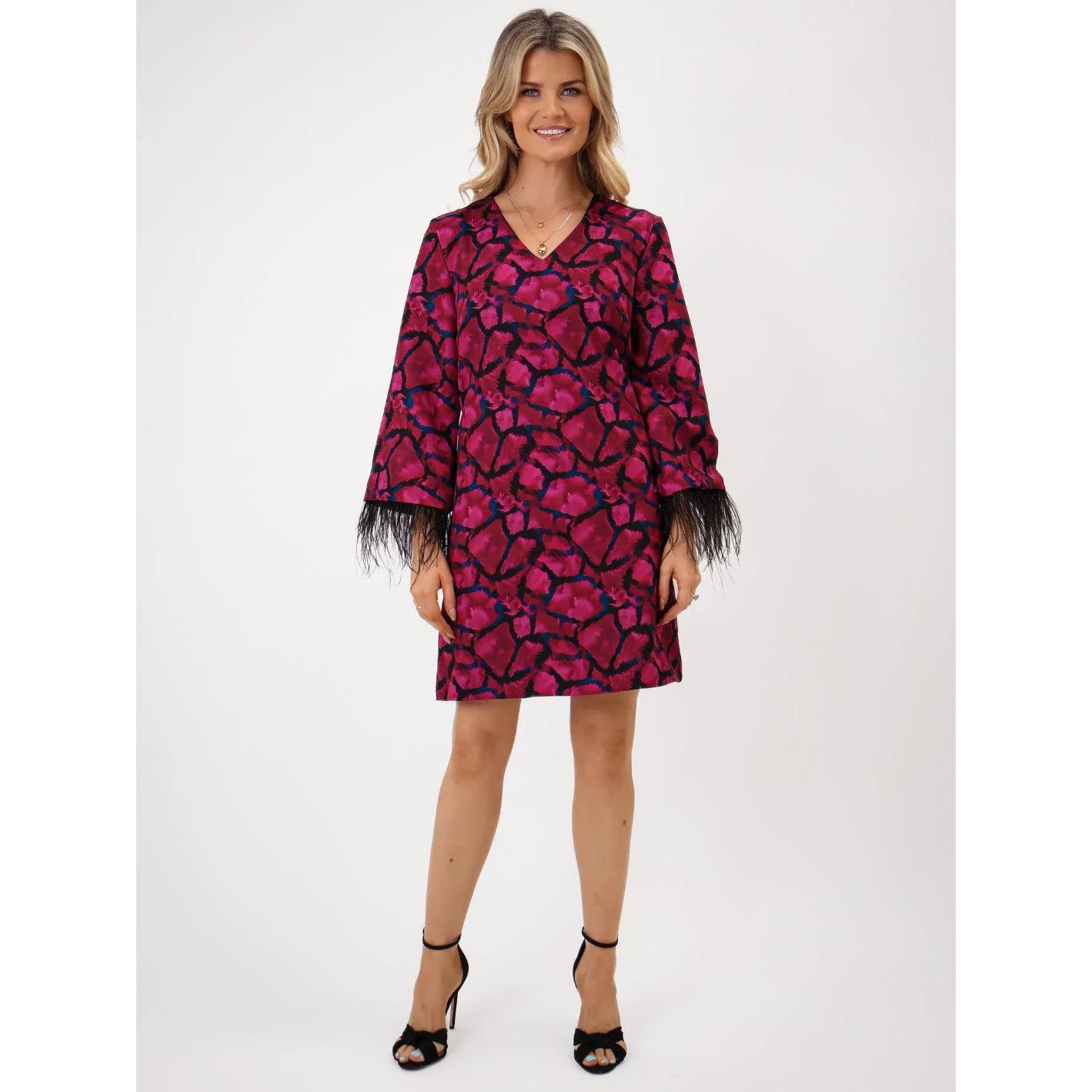 Kate & Pippa Taylor Magenta Dress