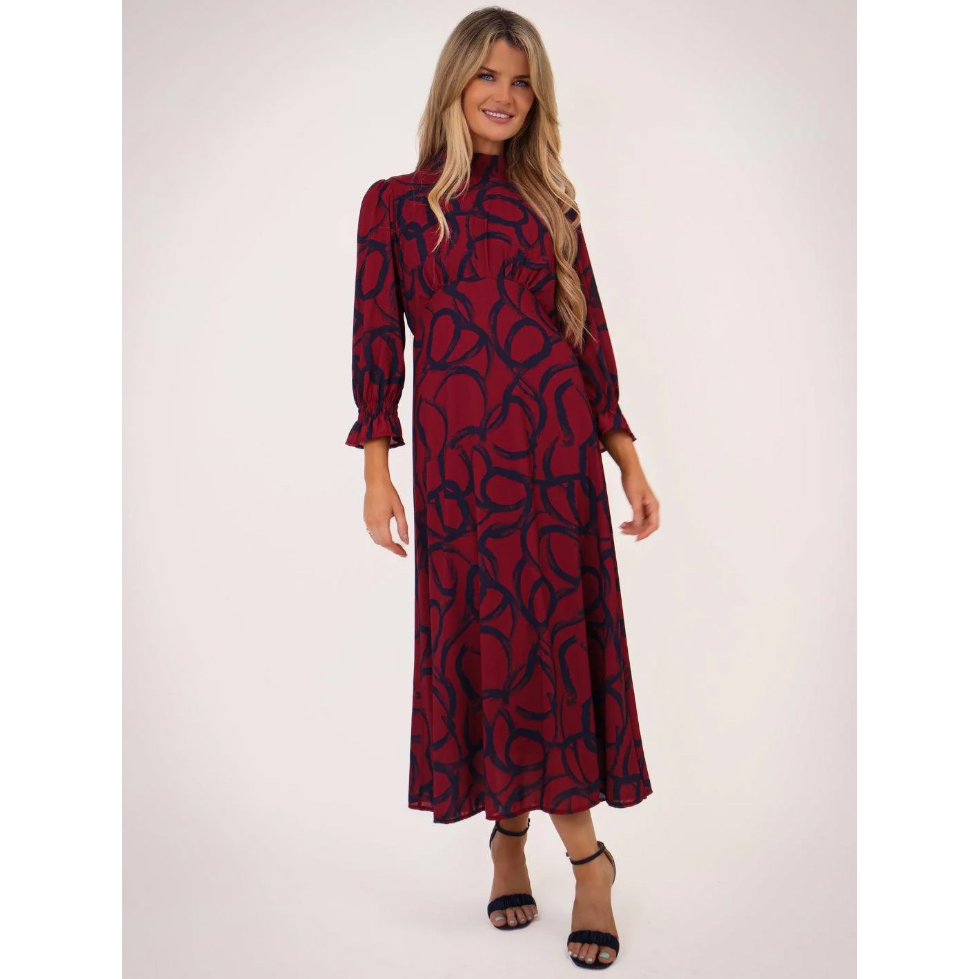 Kate & Pippa Burgundy Simona Dress