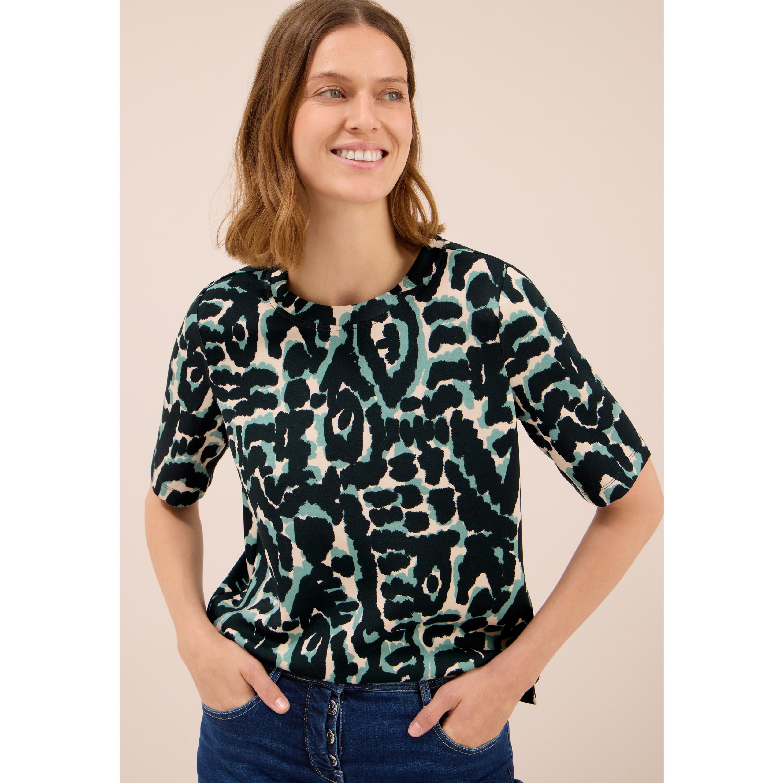Cecil Cupro-touch Print Top