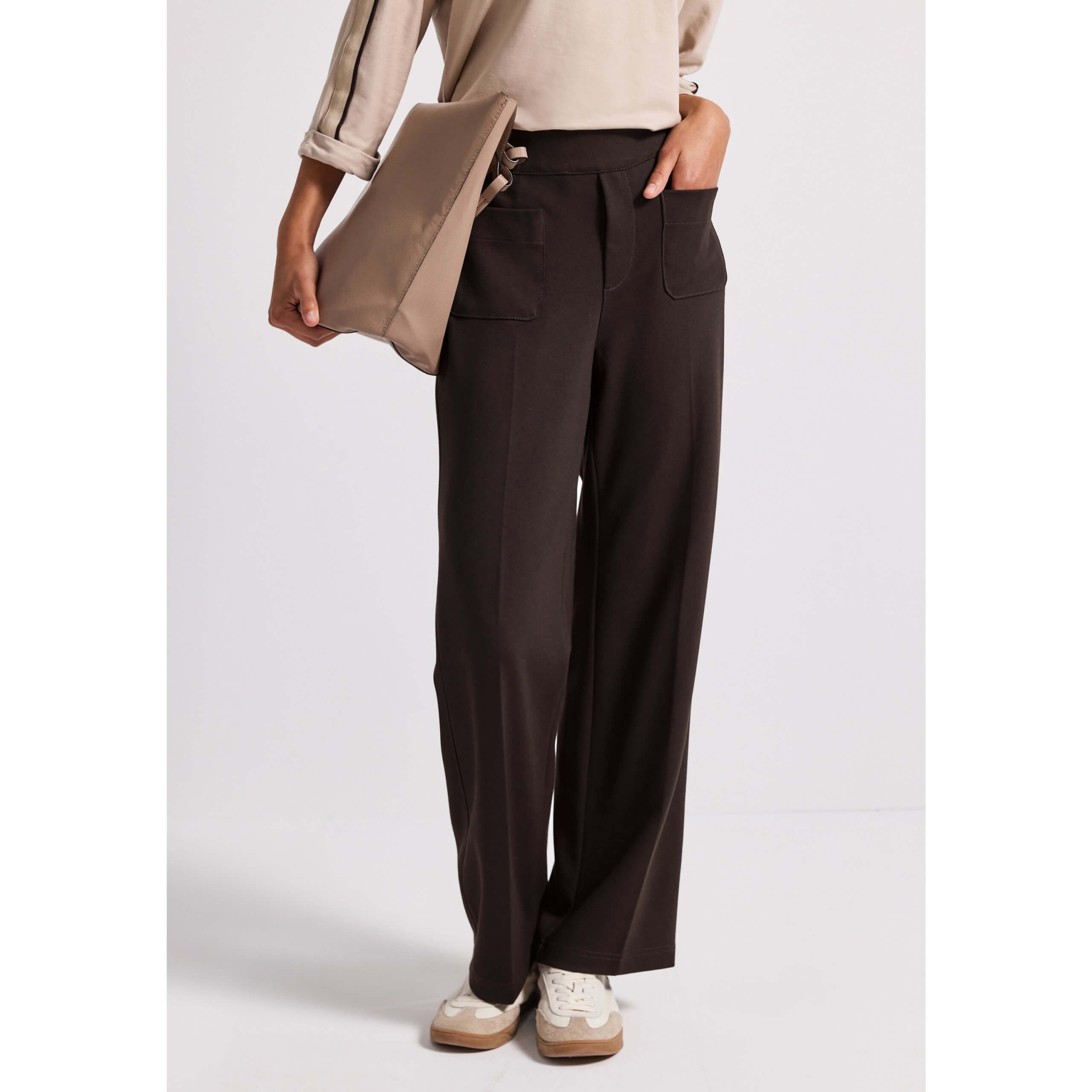 Street One Black Straight Leg Trouser
