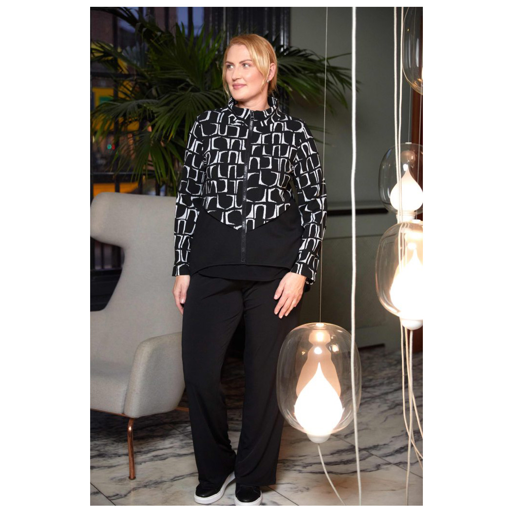 Ora Black & White Jacket