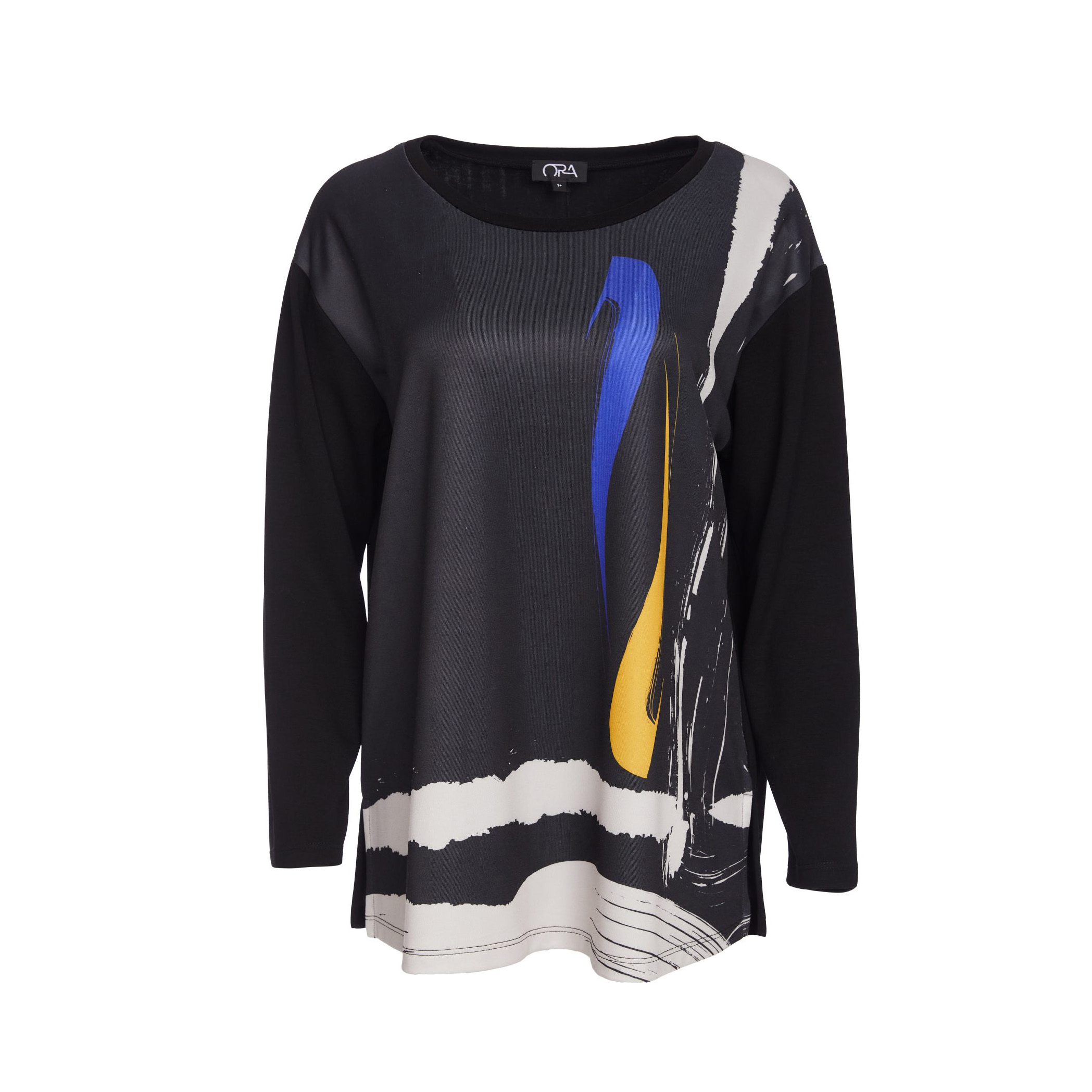 Ora Royal Placement Print Top