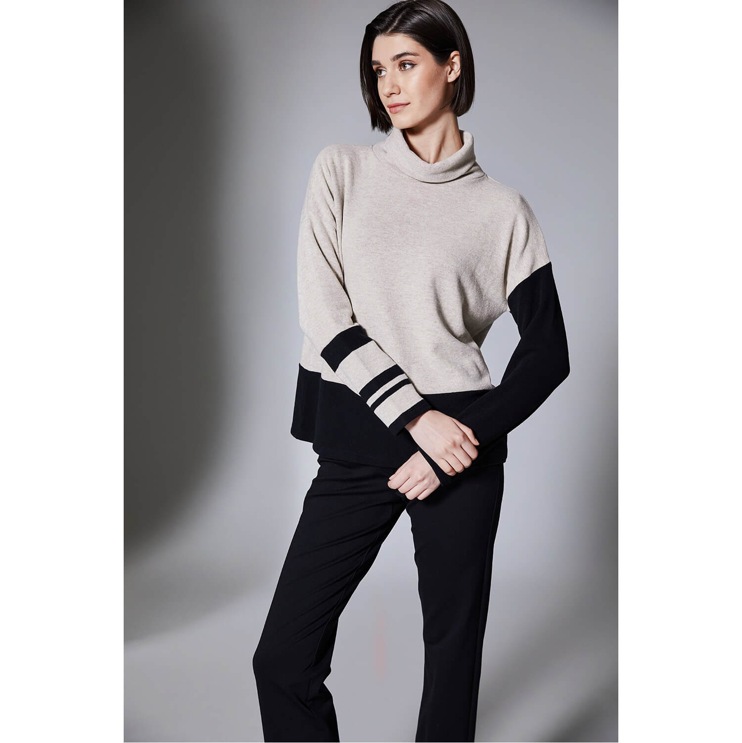 Peruzzi Stripe Block Fleece