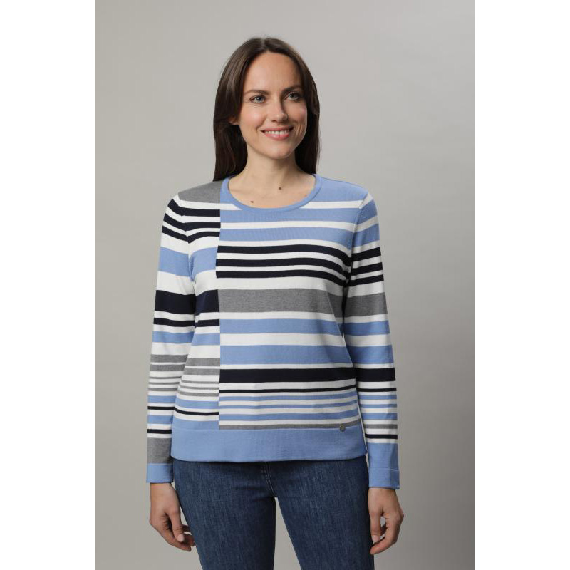 Gollehaug Sky Blue Print Jumper