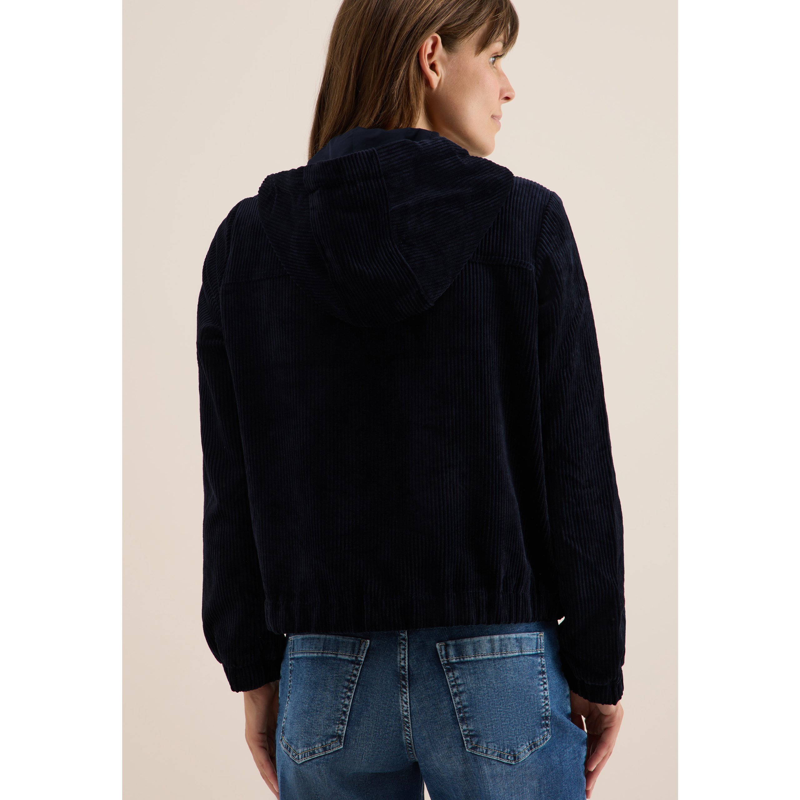 Cecil navy corduroy jacket - Image 3