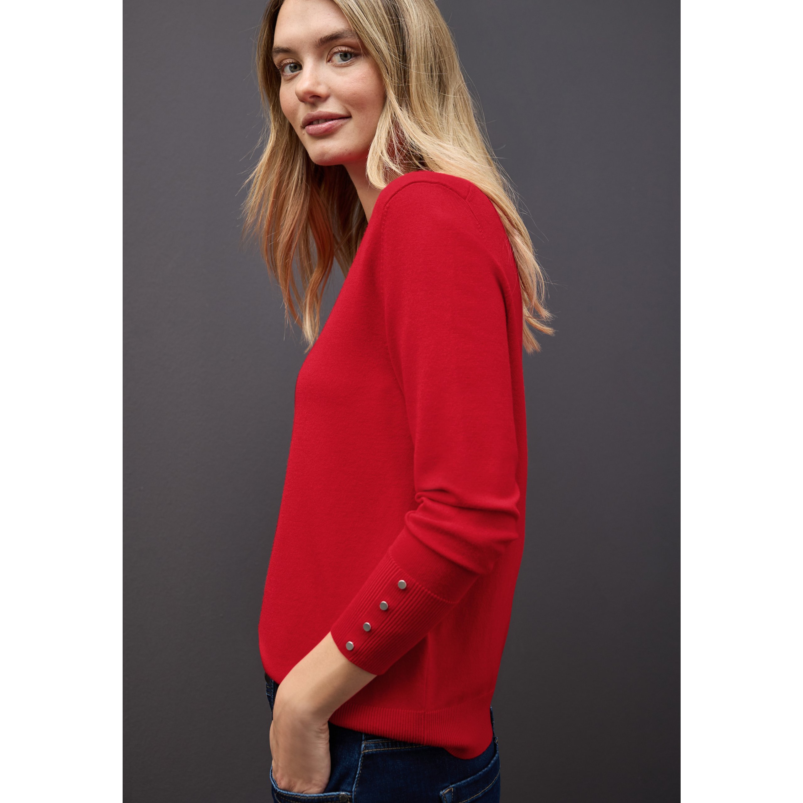 Street One Red Sweater
