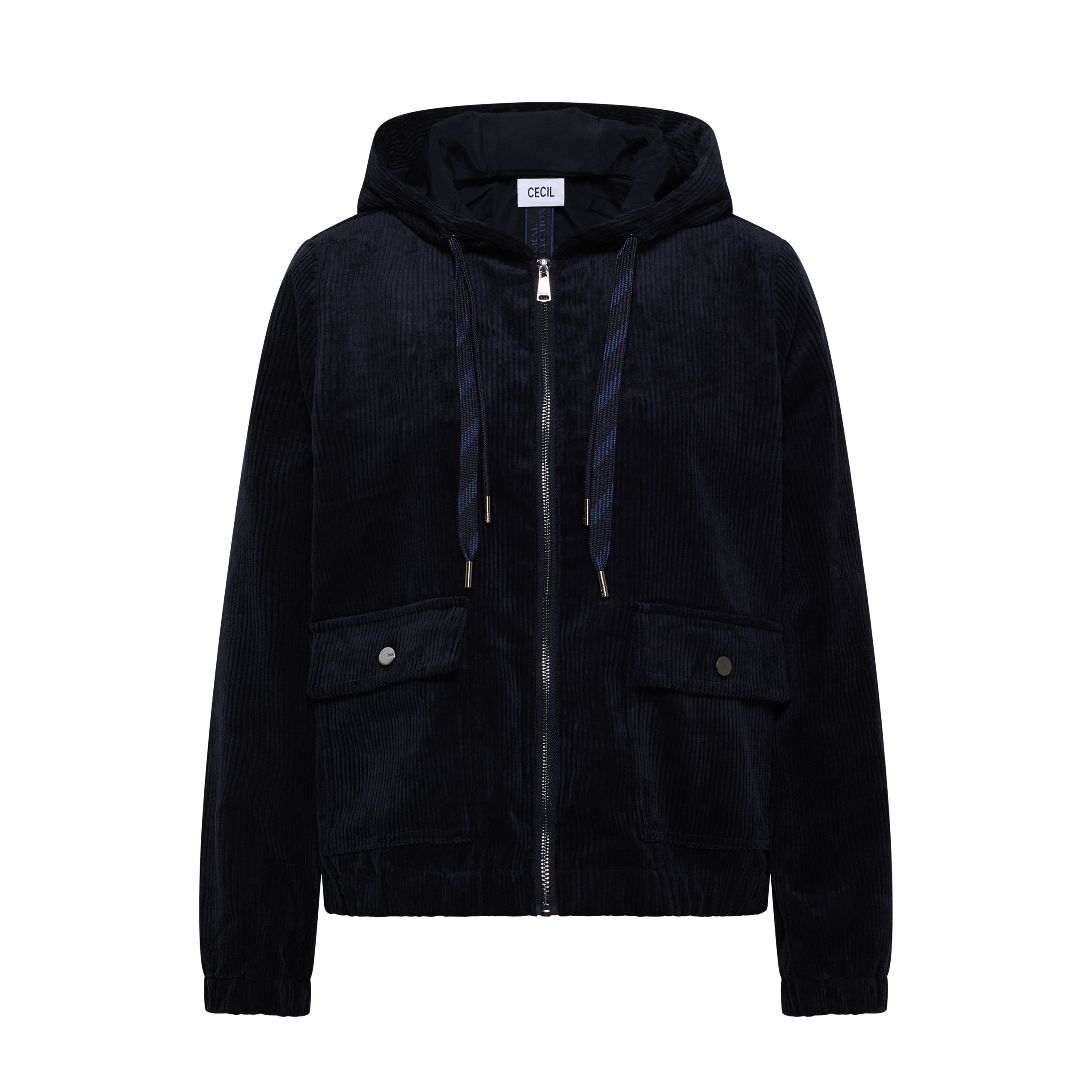 Cecil navy corduroy jacket - Image 5